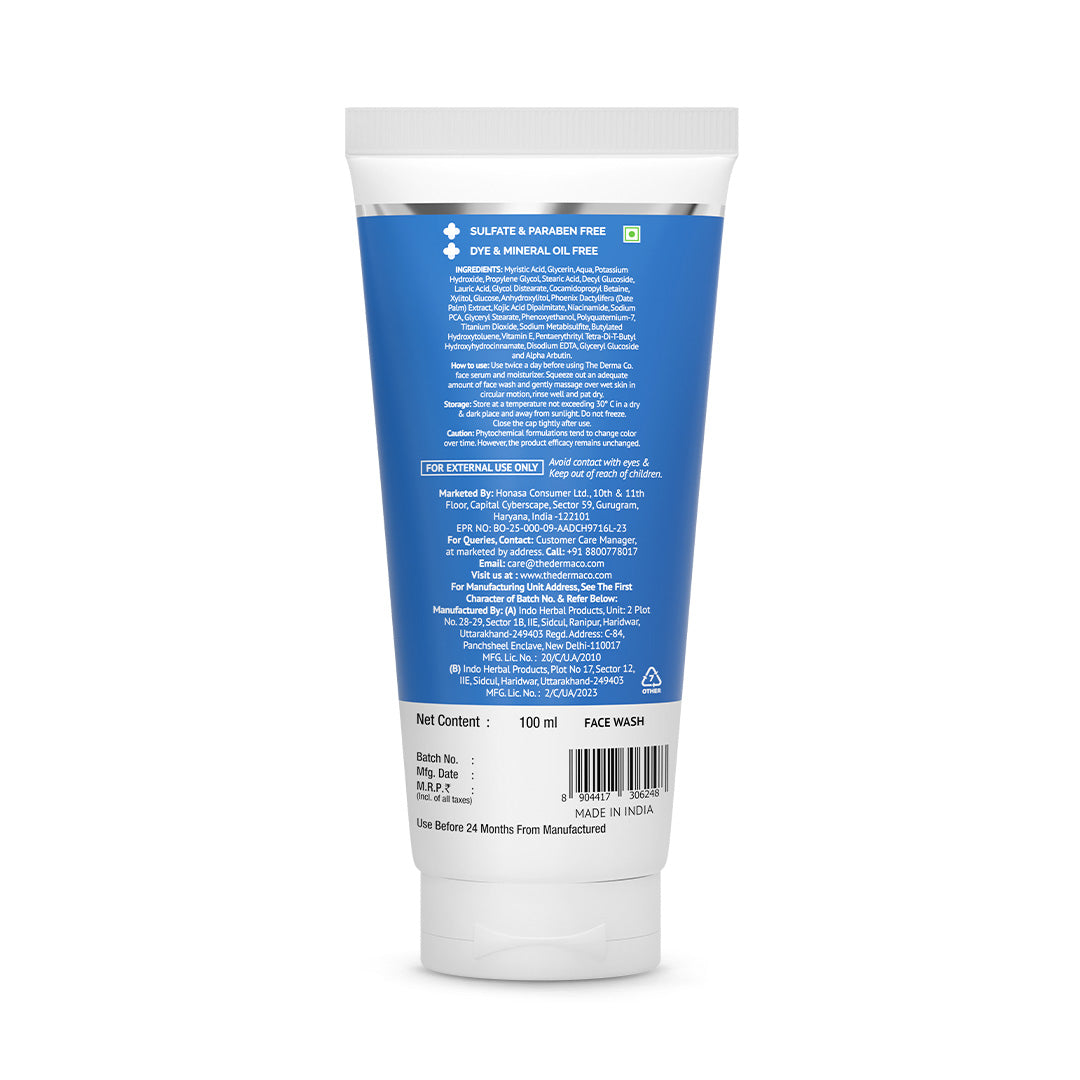 The Derma Co 1% Kojic Acid Face Wash with Niacinamide & Alpha Arbutin for Dark Spots & Pigmentation - 100ml – photo 4