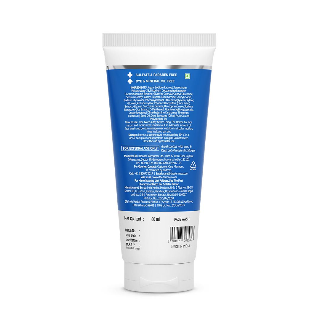 The Derma Co 2% Sali-Cinamide Anti-Acne Face Wash with 2% Salicylic Acid & 2% Niacinamide – photo 3
