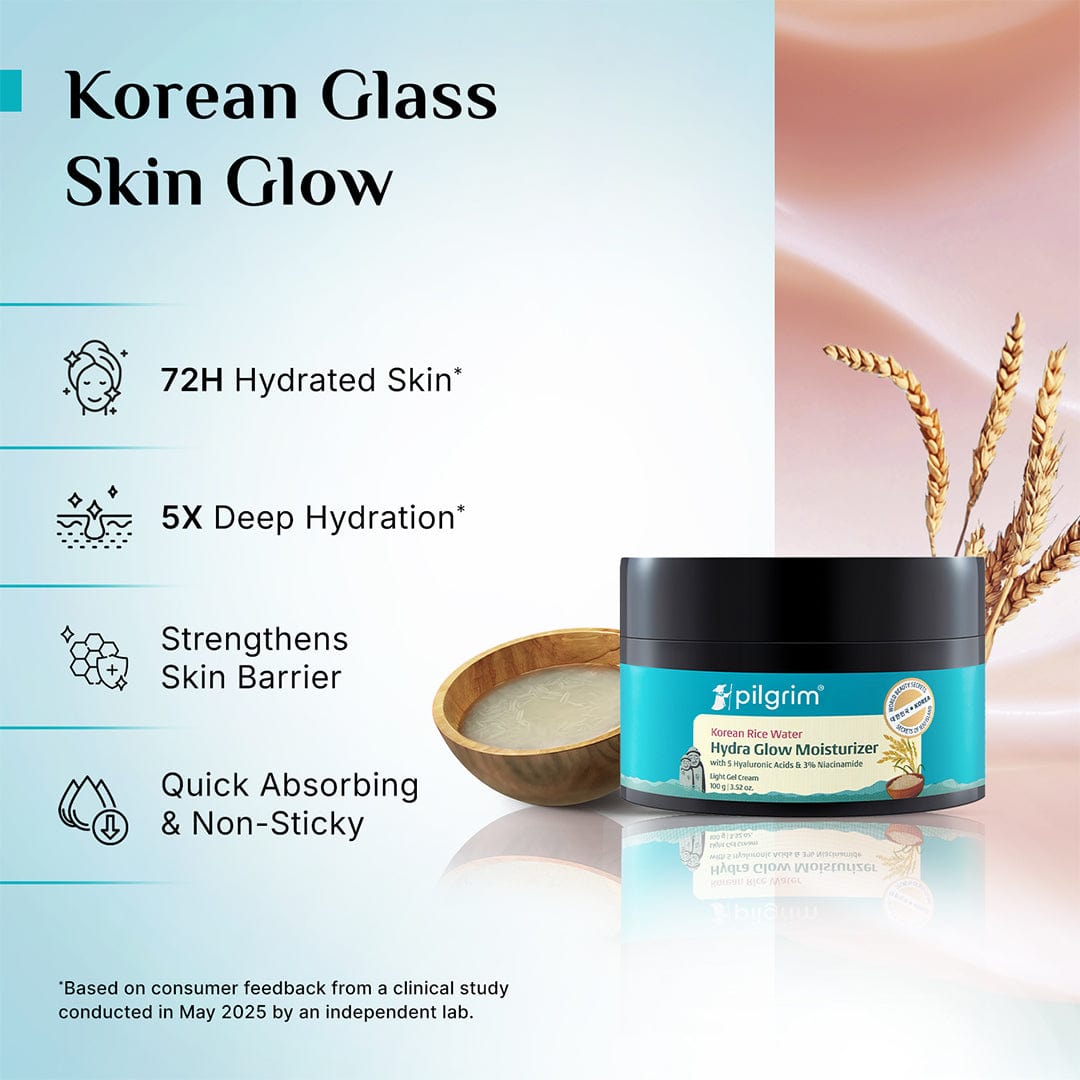 Pilgrim Korean Rice Water Hydra Glow Moisturizer (100g) – photo 3