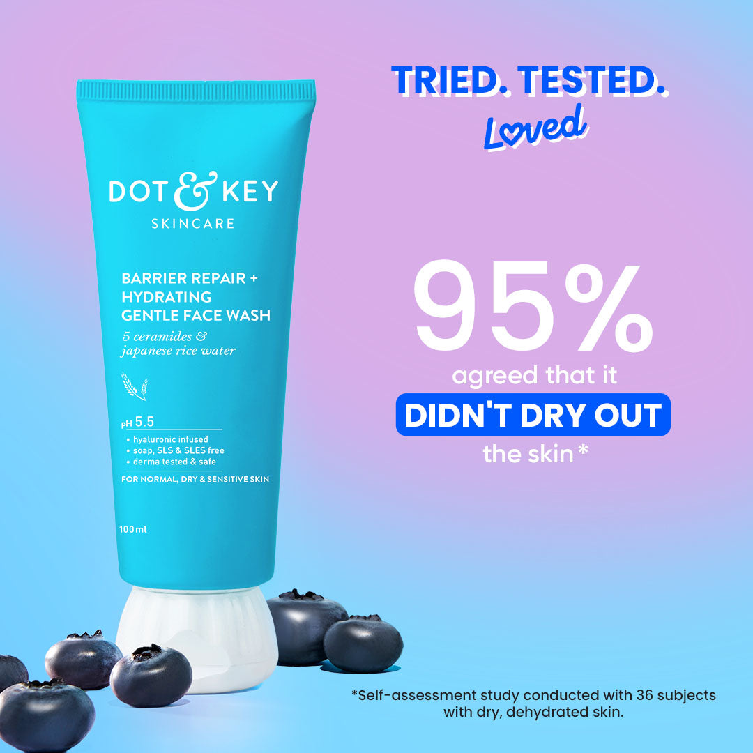 Dot & Key Barrier Repair + Hydrating Gentle Face Wash (100ml) – photo 3
