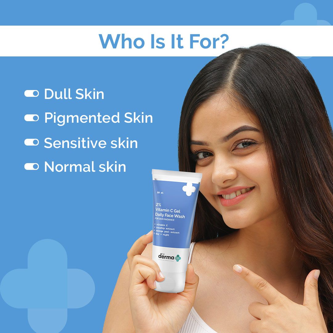 The Derma Co 2% Vitamin C Gel Daily Face Wash (80ml) – photo 4