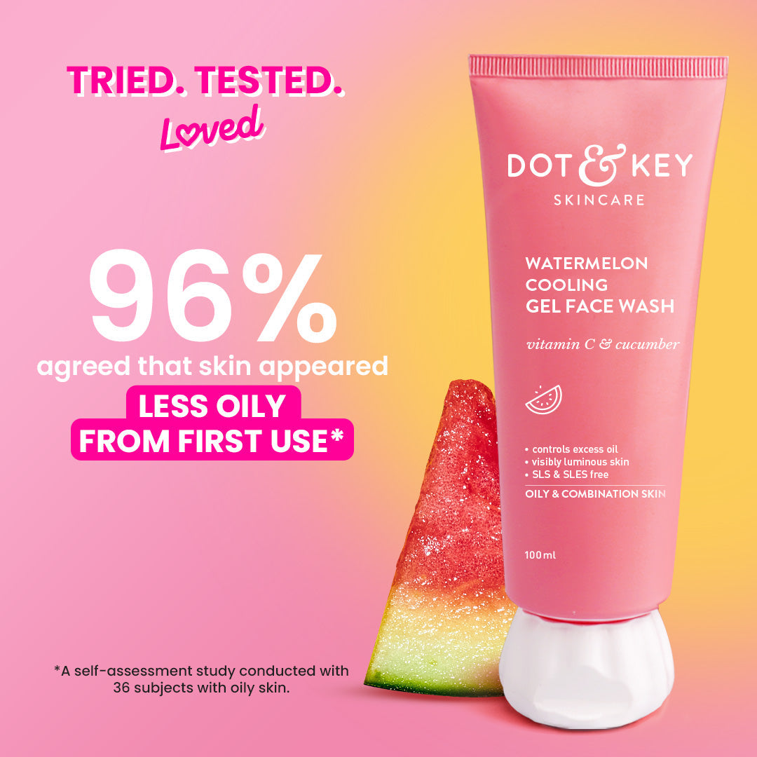 Dot & Key Watermelon + Vitamin C Super Glow Gel Face Wash (100ml) – photo 3