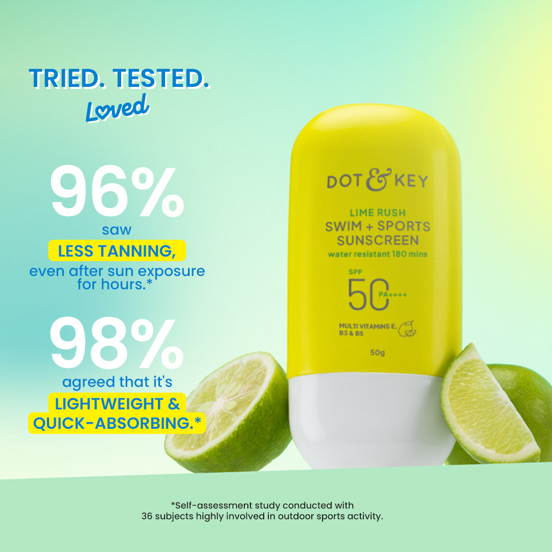 Dot & Key Lime Rush Sports Sunscreen (50g) – photo 7