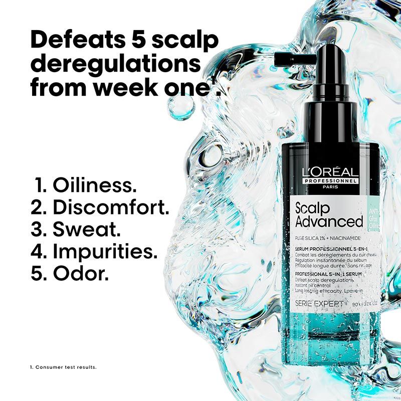 L'Oréal Professionnel Scalp Advanced 5-in-1 Professional Leave-in Serum for Scalp Care – photo 3