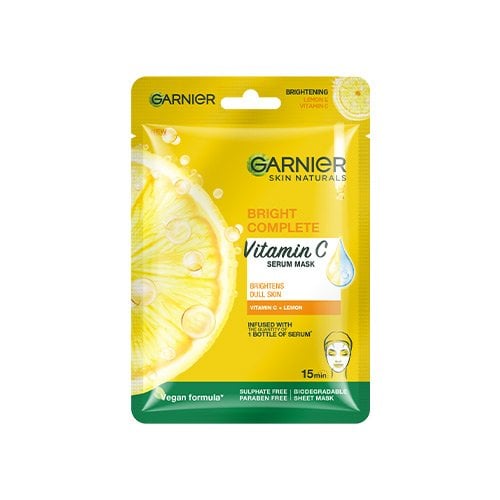 Garnier Skin Naturals Bright Complete Vitamin C Serum Sheet Mask