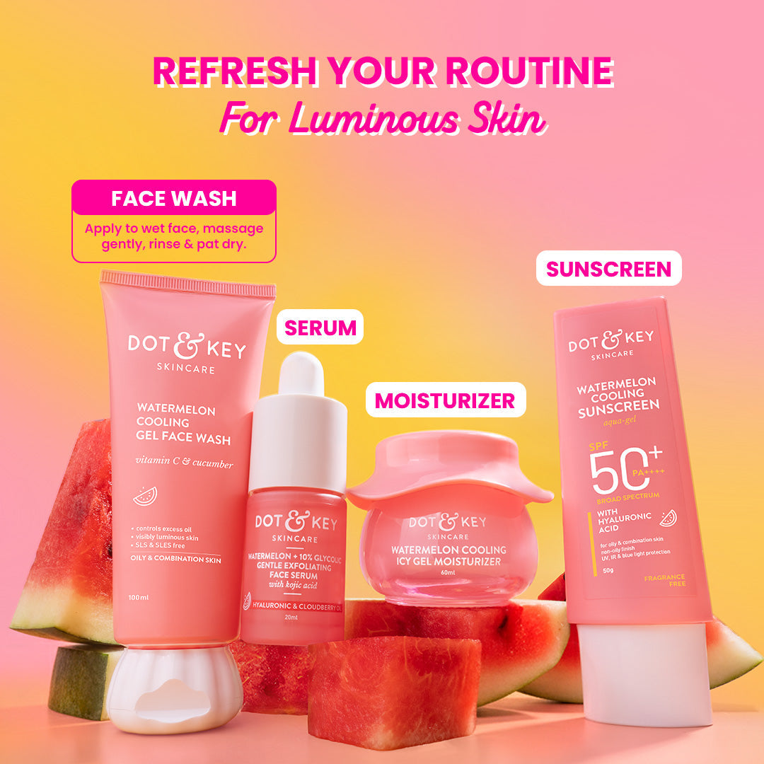 Dot & Key Watermelon + Vitamin C Super Glow Gel Face Wash (100ml) – photo 7