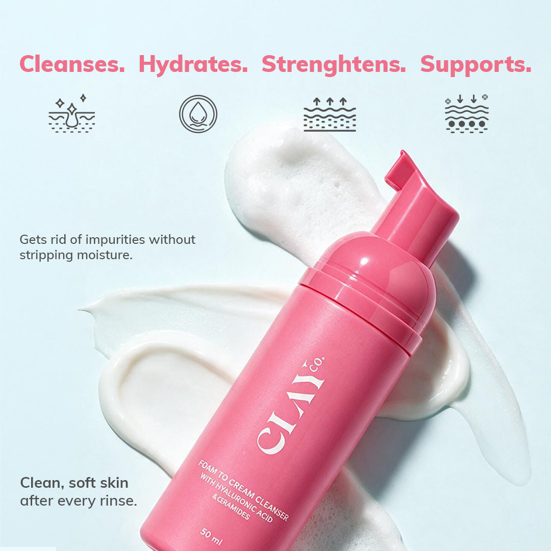 ClayCo Foam-to-Cream Cleanser with (50ml) – photo 6