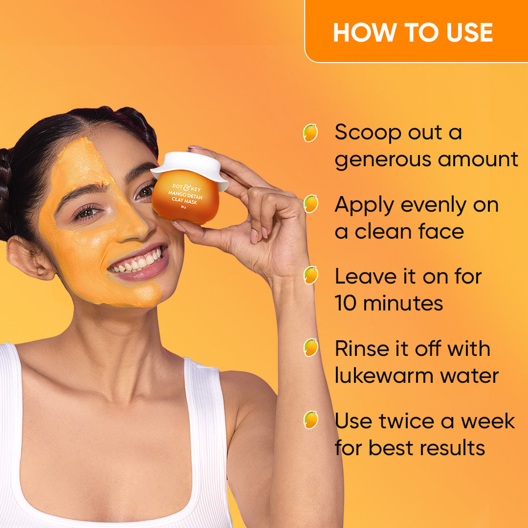 Dot & Key Mango Detan Clay Mask - 85 g