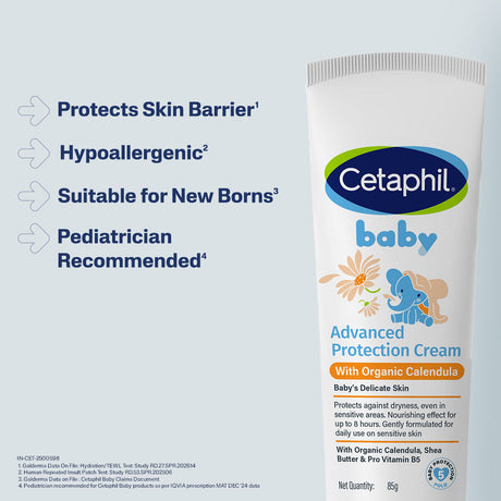 Cetaphil Baby Advanced Protection Cream with Organic Calendula (85g)