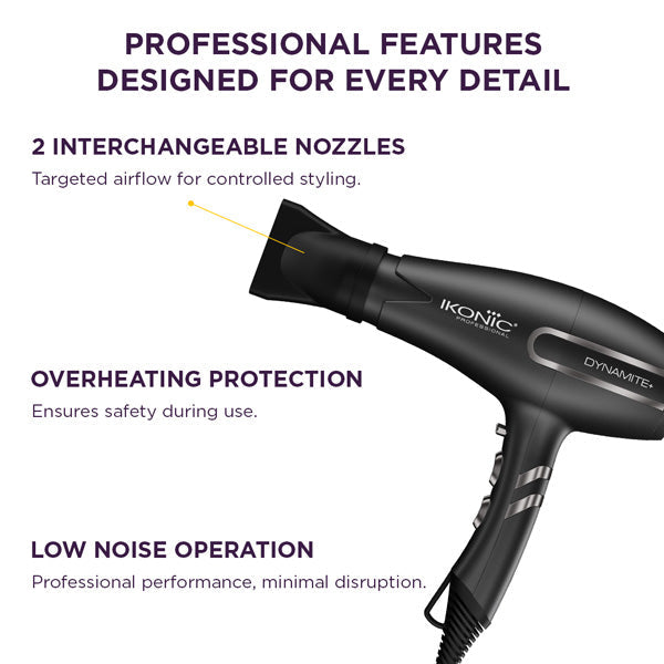 Ikonic Professional Dynamite+ BLDC Hair Dryer (2600-3000W) – image 5