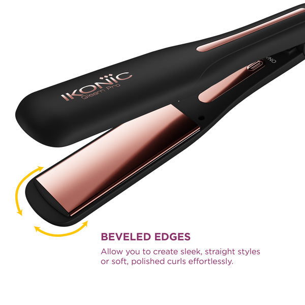 Ikonic Professional Gleam Pro Hair Straightener - Rose Gold Titanium – image 6
