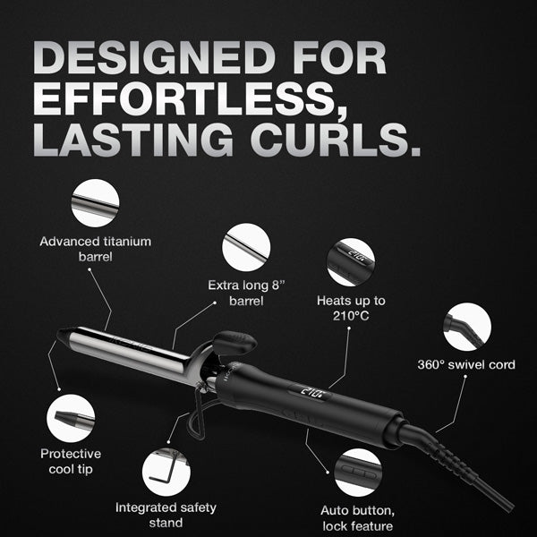 Ikonic Professional Curling Tong 2.0 with Advanced Titanium Barrel – image 3