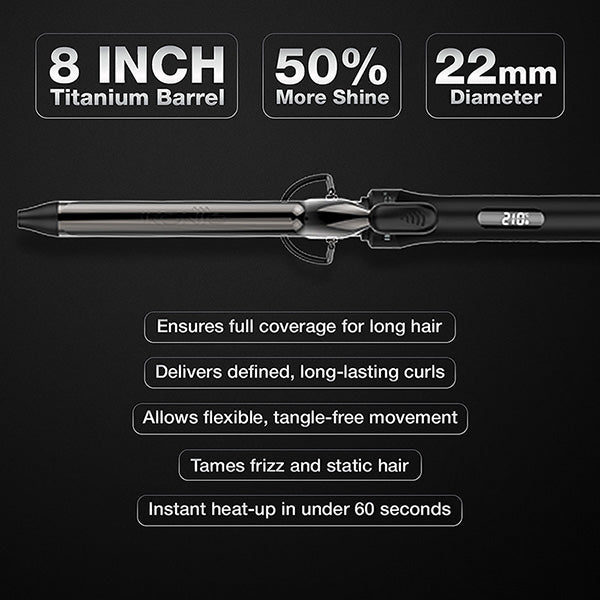 Ikonic Professional Curling Tong 2.0 with Advanced Titanium Barrel – image 4