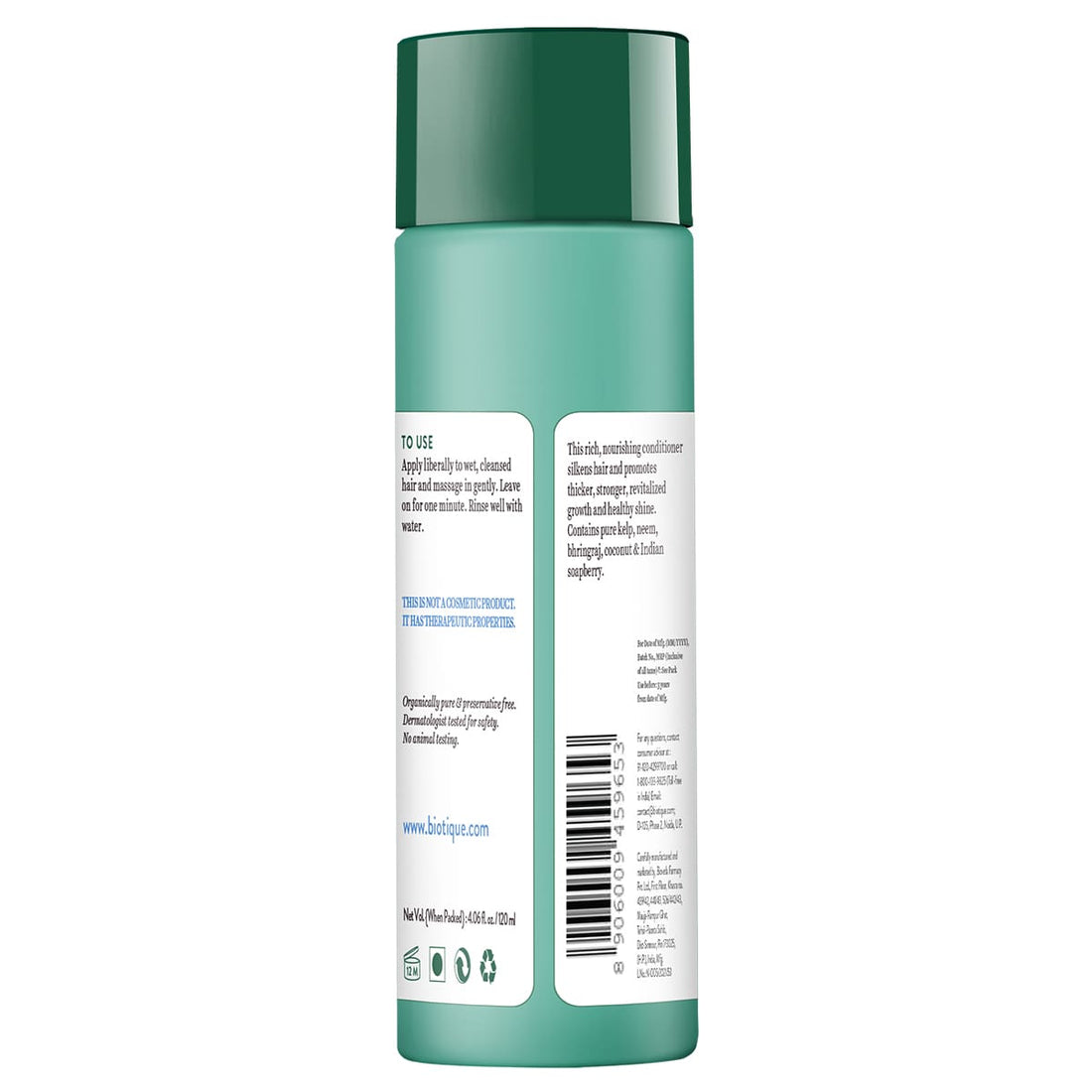 Biotique Bio Kelp Fresh Growth Protein Shampoo (Ocean Kelp Anti Hair Fall Shampoo) – photo 3
