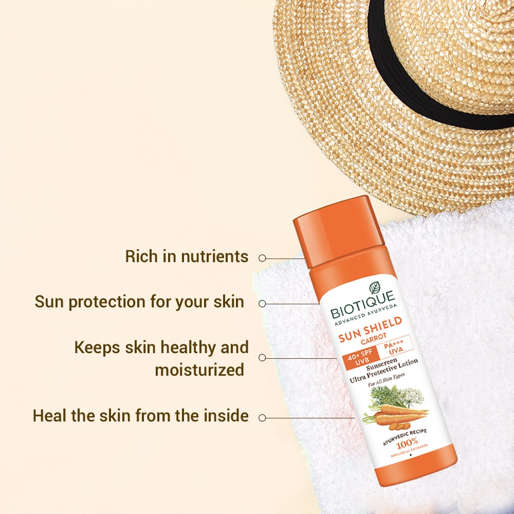 Biotique Bio Carrot Sunscreen (120ml) – photo 4