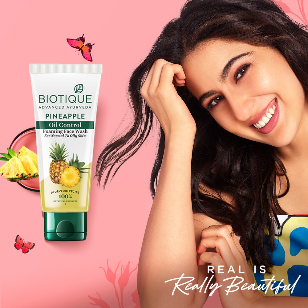 Biotique Bio Pineapple Face Wash (100ml) – photo 2