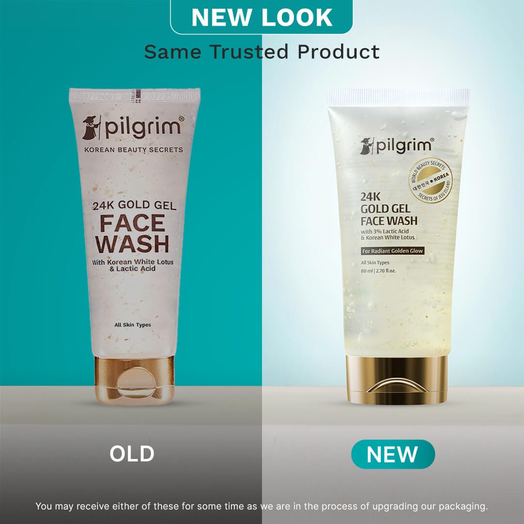 Pilgrim 24K Gold Gel Face Wash (80 ml) – photo 2