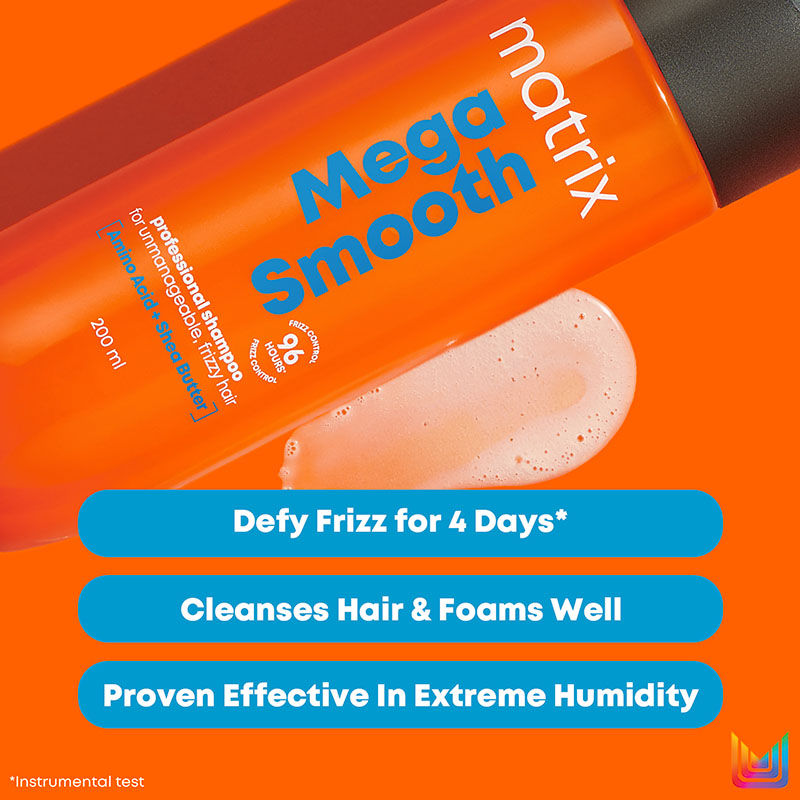 Matrix Opti.Care Professional Smooth Straight Ultra Smoothing Shampoo (Mega Smooth) with Shea Butter (350ml) – photo 4