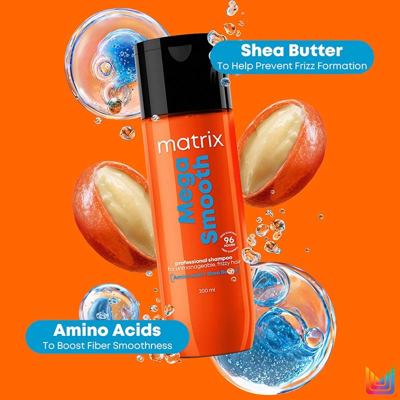Matrix Opti.Care Professional Smooth Straight Ultra Smoothing Shampoo (Mega Smooth) with Shea Butter (350ml) – photo 5