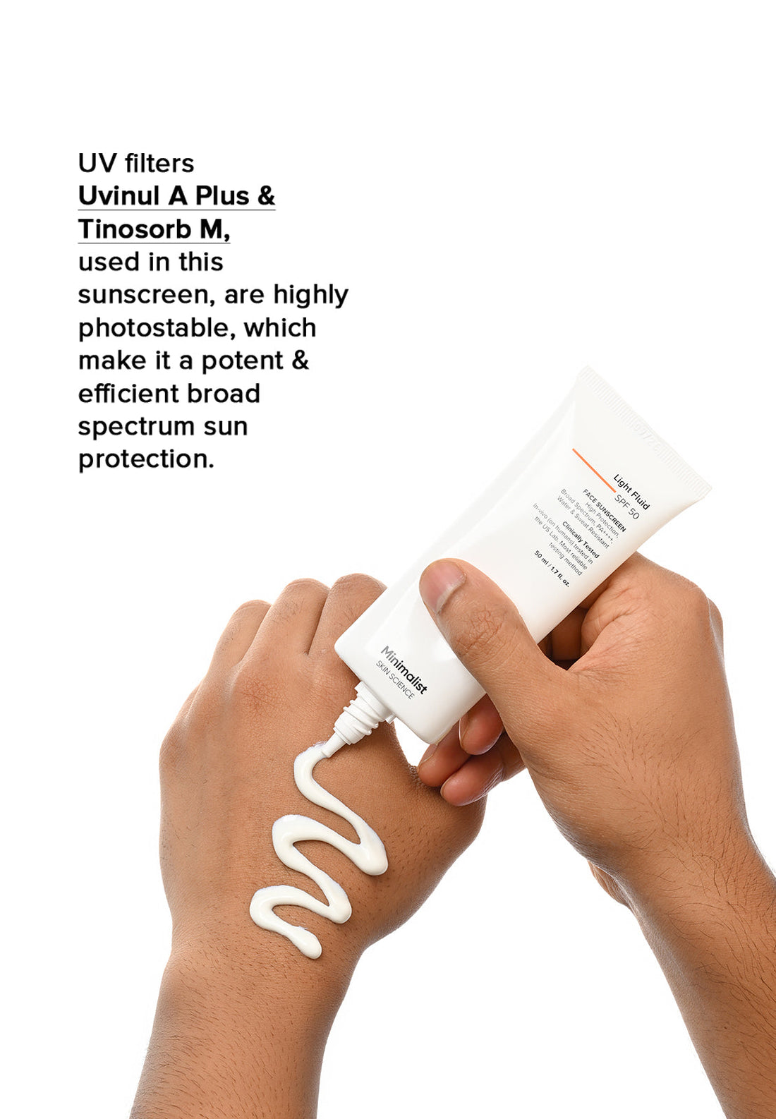 Minimalist Light Fluid SPF 50 PA++++ Face Sunscreen (50 ml) – photo 4