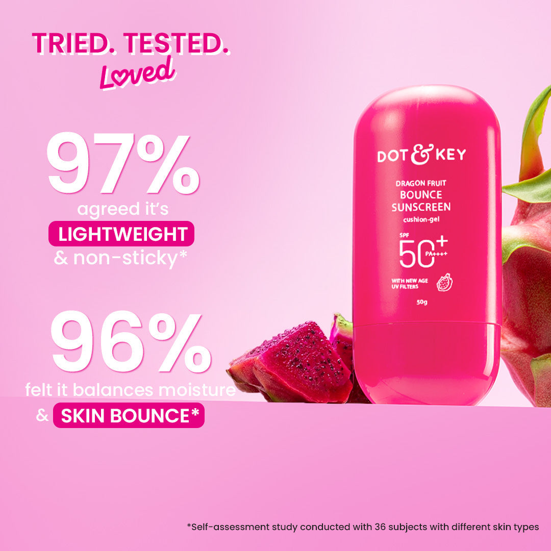 Dot & Key Dragon Fruit Bounce Sunscreen SPF 50+ PA++++ (50g) – photo 3