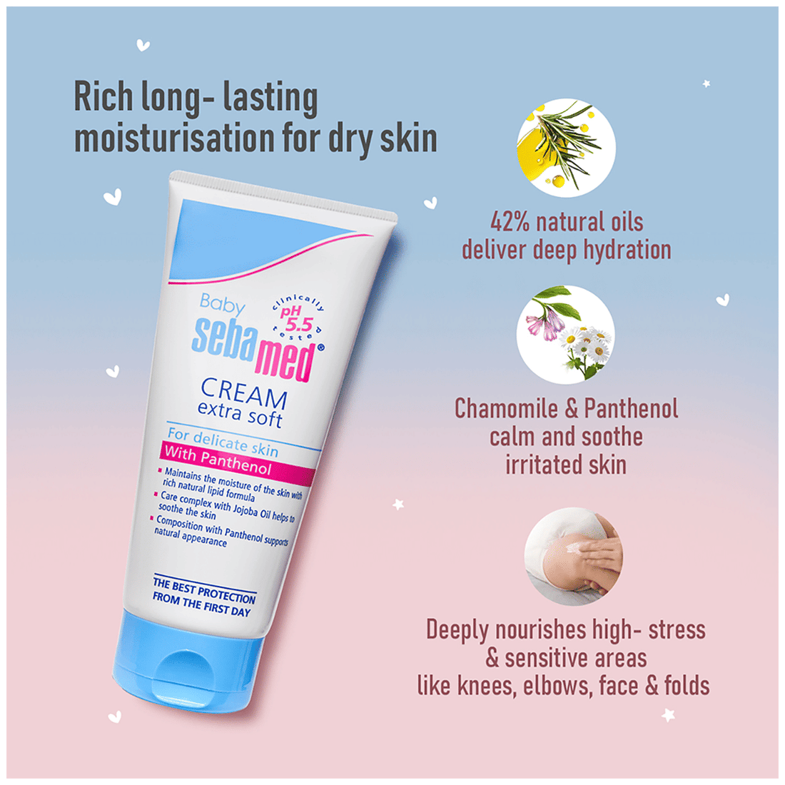 Sebamed Baby Cream Extra Soft (pH 5.5) - 200 ml – photo 6