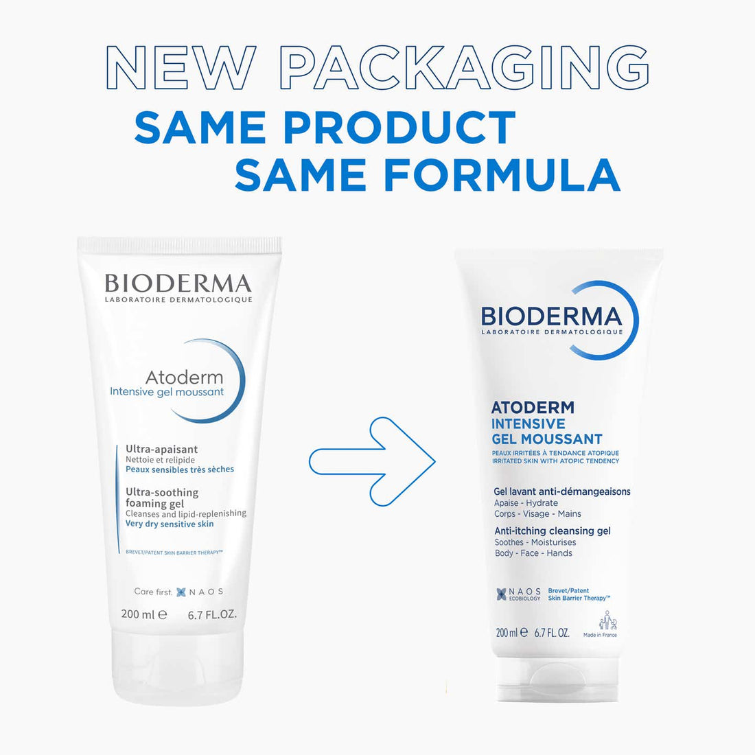 Bioderma Atoderm Intensive Gel Moussant (Anti-Itching Face & Body Cleanser) – photo 3