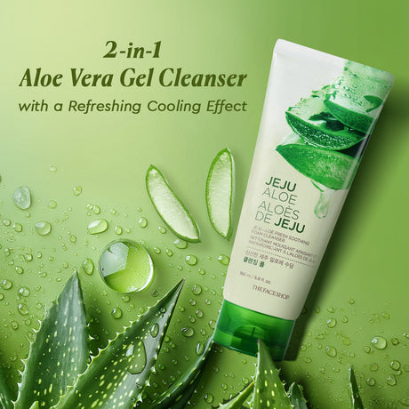 The Face Shop Jeju Aloe Fresh Soothing Foam Cleanser (150ml)