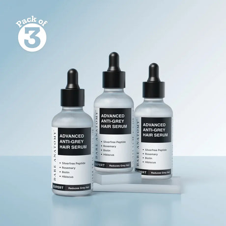 Bare Anatomy Advanced Anti-Grey Hair Serum with Silverfree Peptide, Rosemary & Biotin
