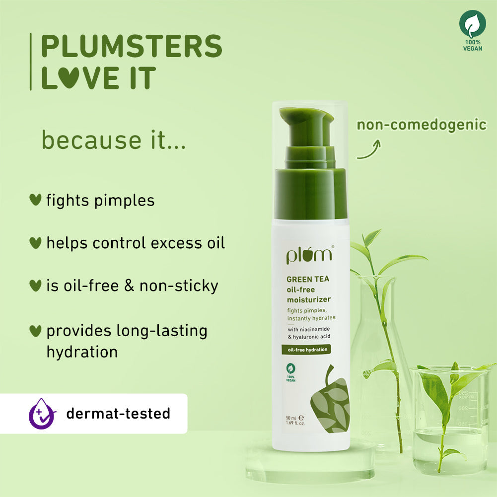 Plum Green Tea Oil-Free Moisturizer (For Oily & Acne-Prone Skin) - 50 ml – photo 3