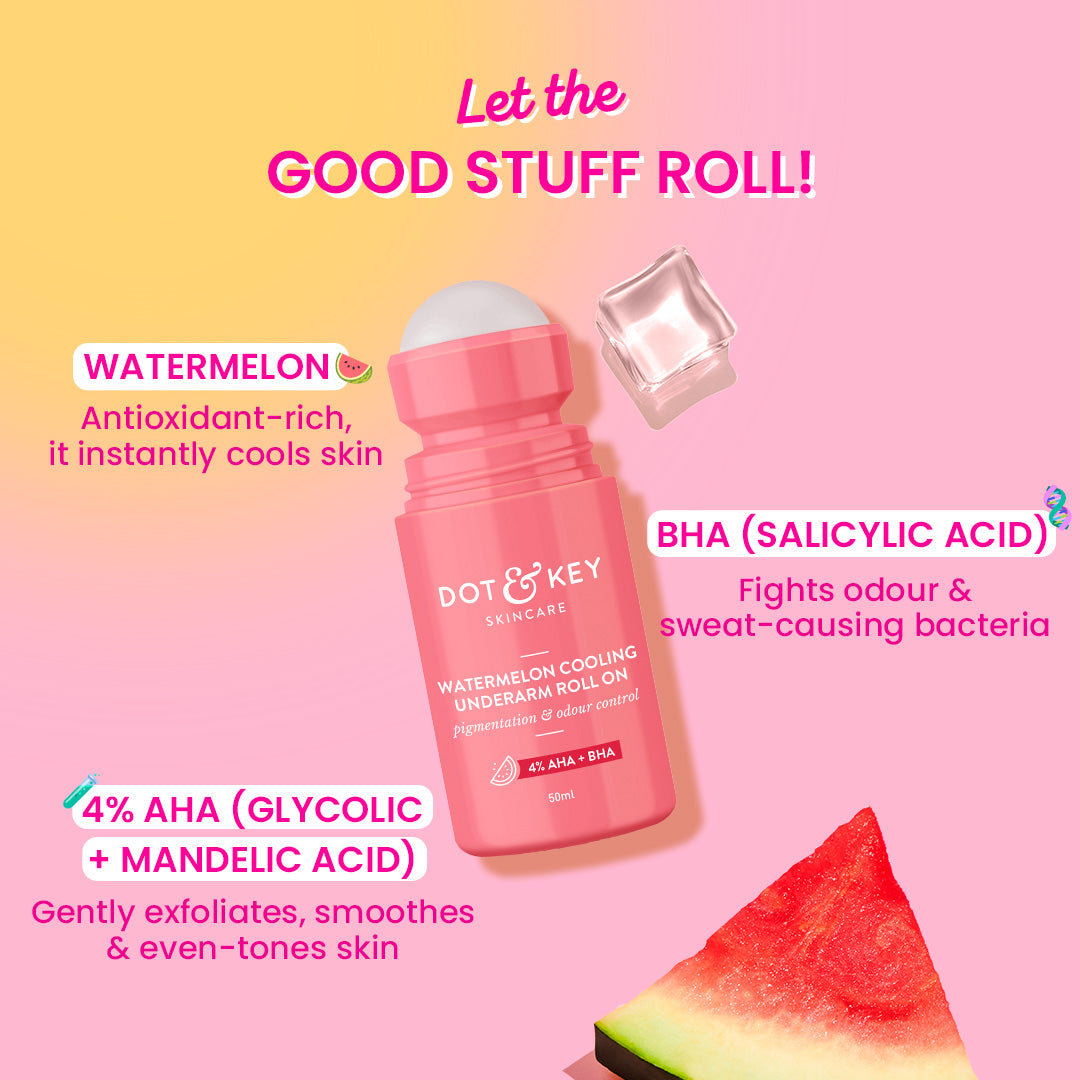 Dot & Key Watermelon Cooling Underarm Roll On – photo 4