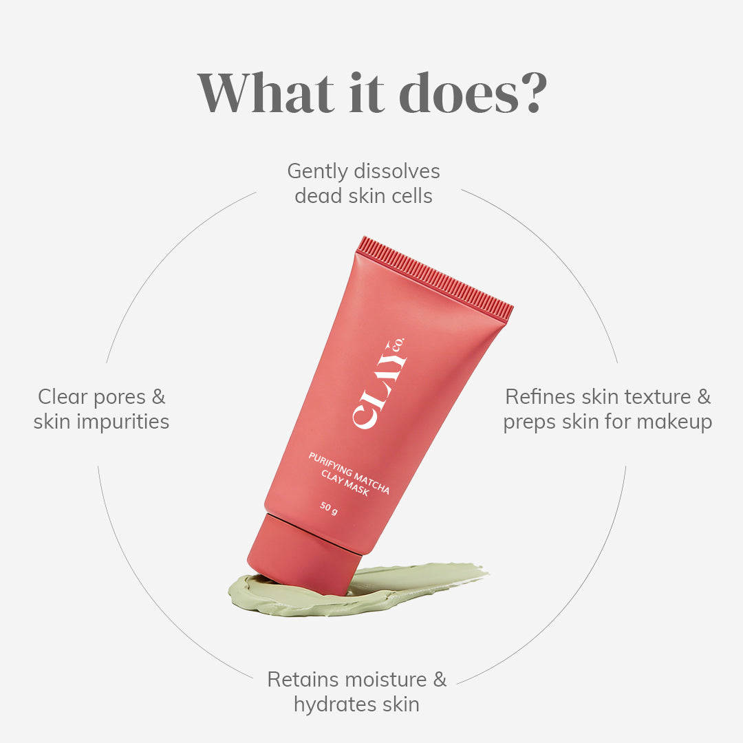 ClayCo Detoxifying Matcha Clay Mask (50g) – photo 5