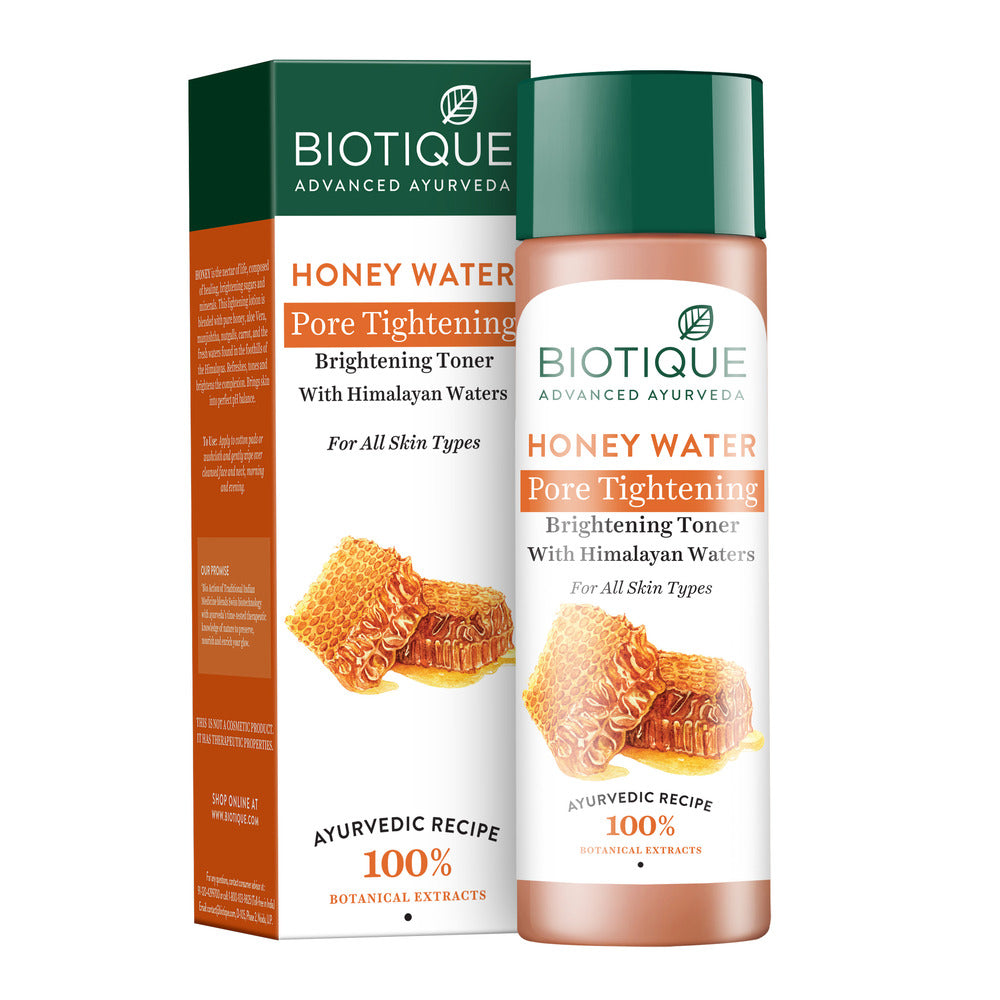 Biotique Honey Water Pore Tightening Brightening Toner (120ml) – photo 2
