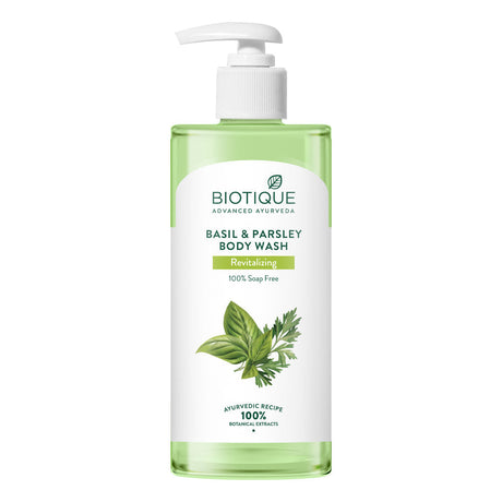 Biotique Bio Basil & Parsley Revitalizing Body Wash (200ml)
