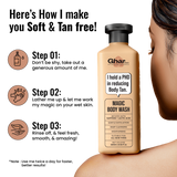 Ghar Soaps Magic De-Tan & Exfoliating Body Wash with Saffron & Lactic Acid