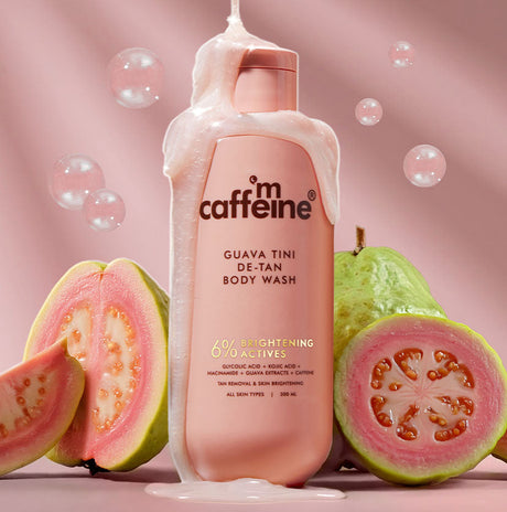 mCaffeine Guava Tini De-Tan Body Wash