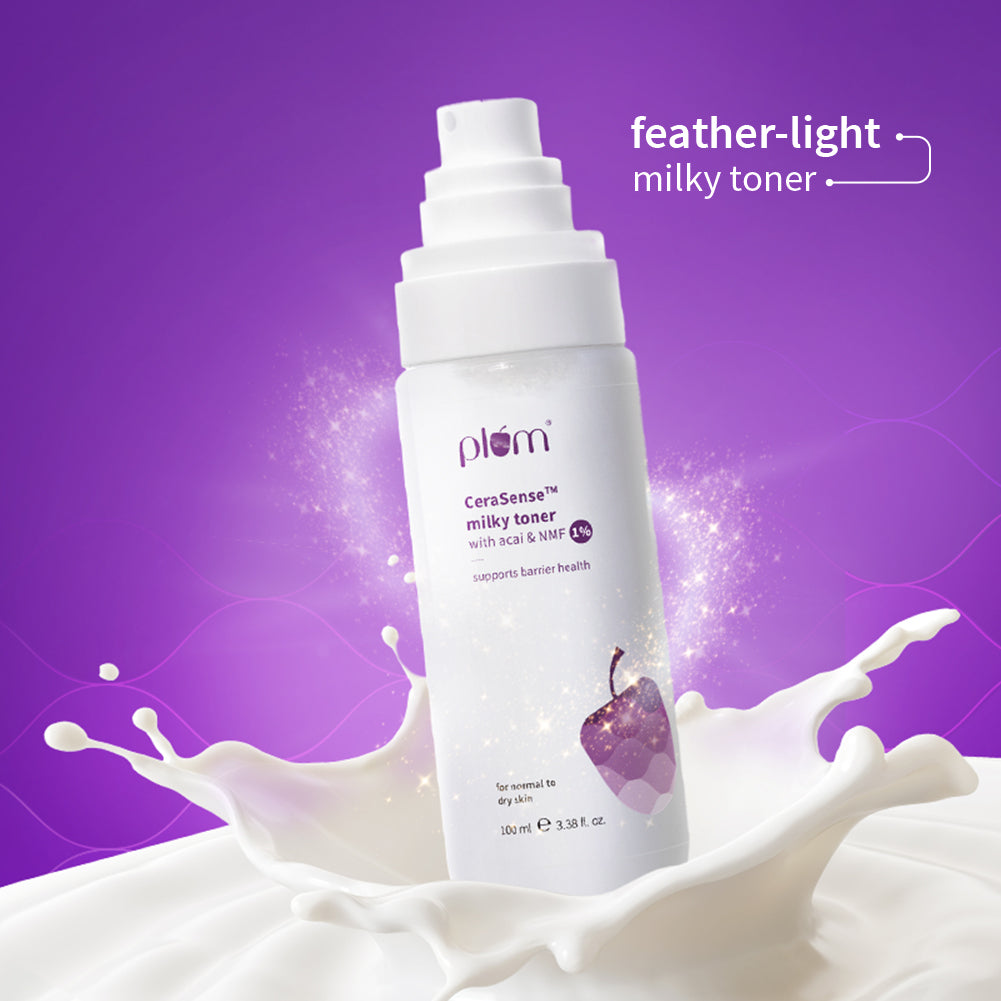 Plum CeraSense Milky Toner with Ceramides & Peptides (100 ml) – photo 1