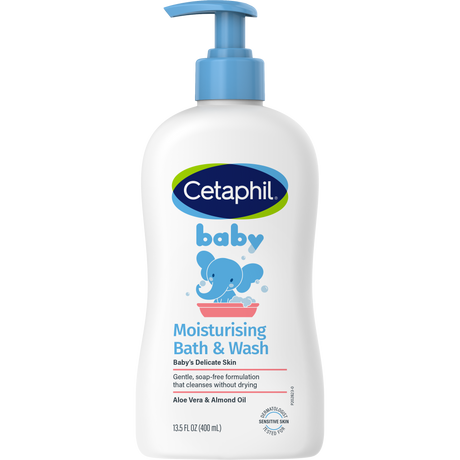 Cetaphil Baby Moisturising Bath & Wash with Aloe Vera & Almond Oil (230 ml)