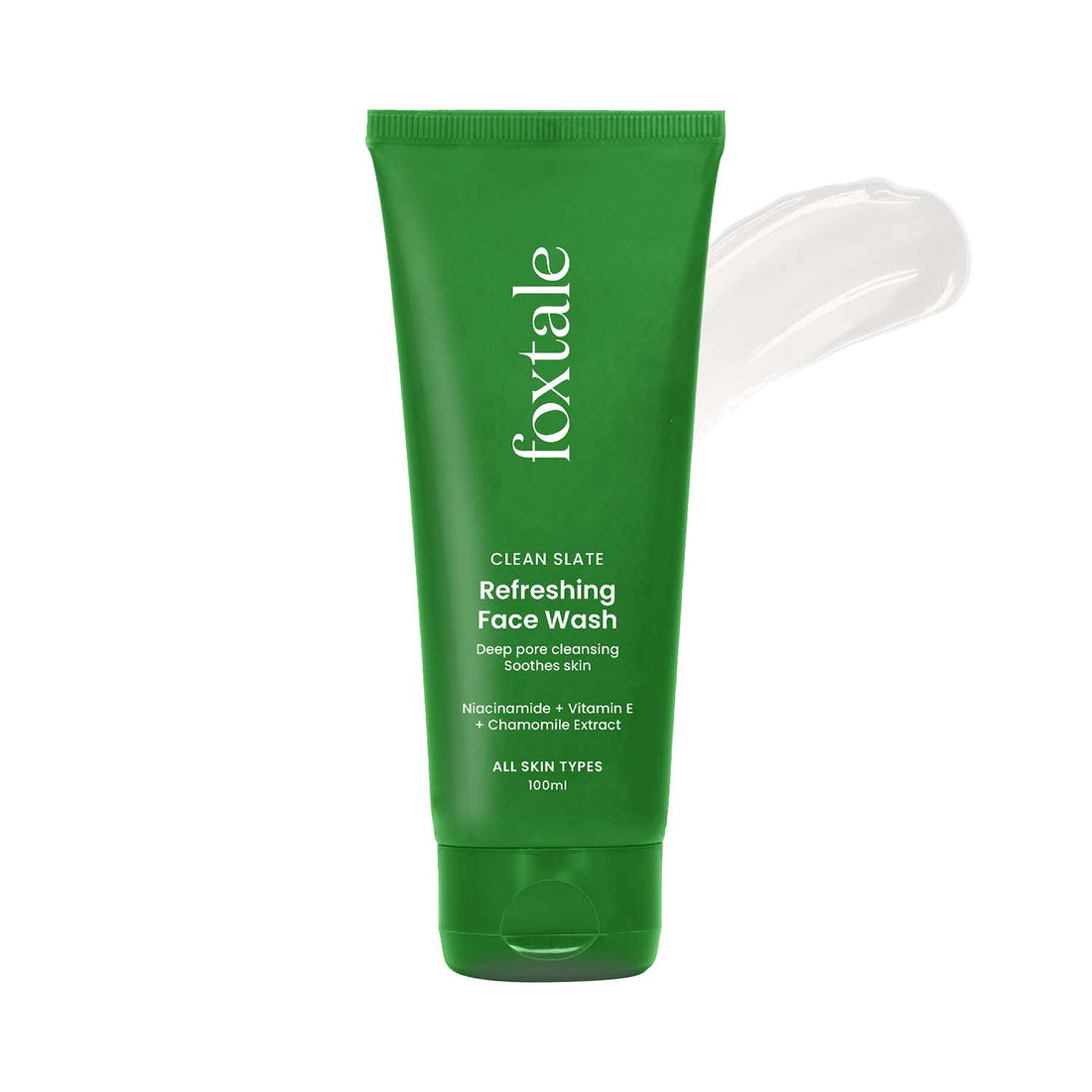 Foxtale Refreshing Face Wash with Niacinamide & Chamomile Extract (Essentials Gel Face Wash) (100ml) – photo 2