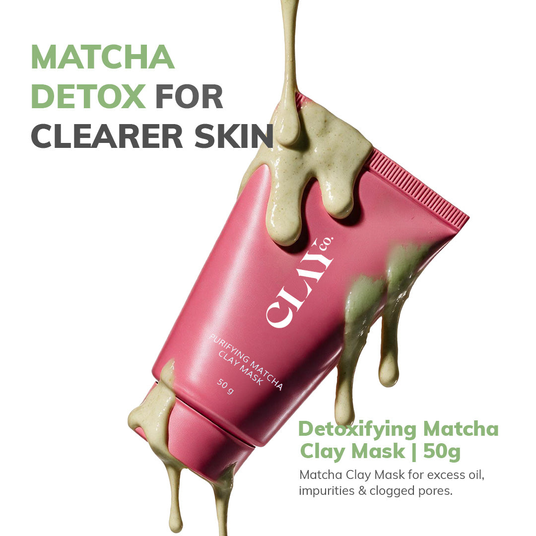ClayCo Detoxifying Matcha Clay Mask (50g)