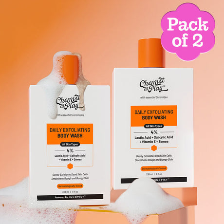 Chemist At Play Exfoliating Body Wash with Lactic Acid & Salicylic Acid