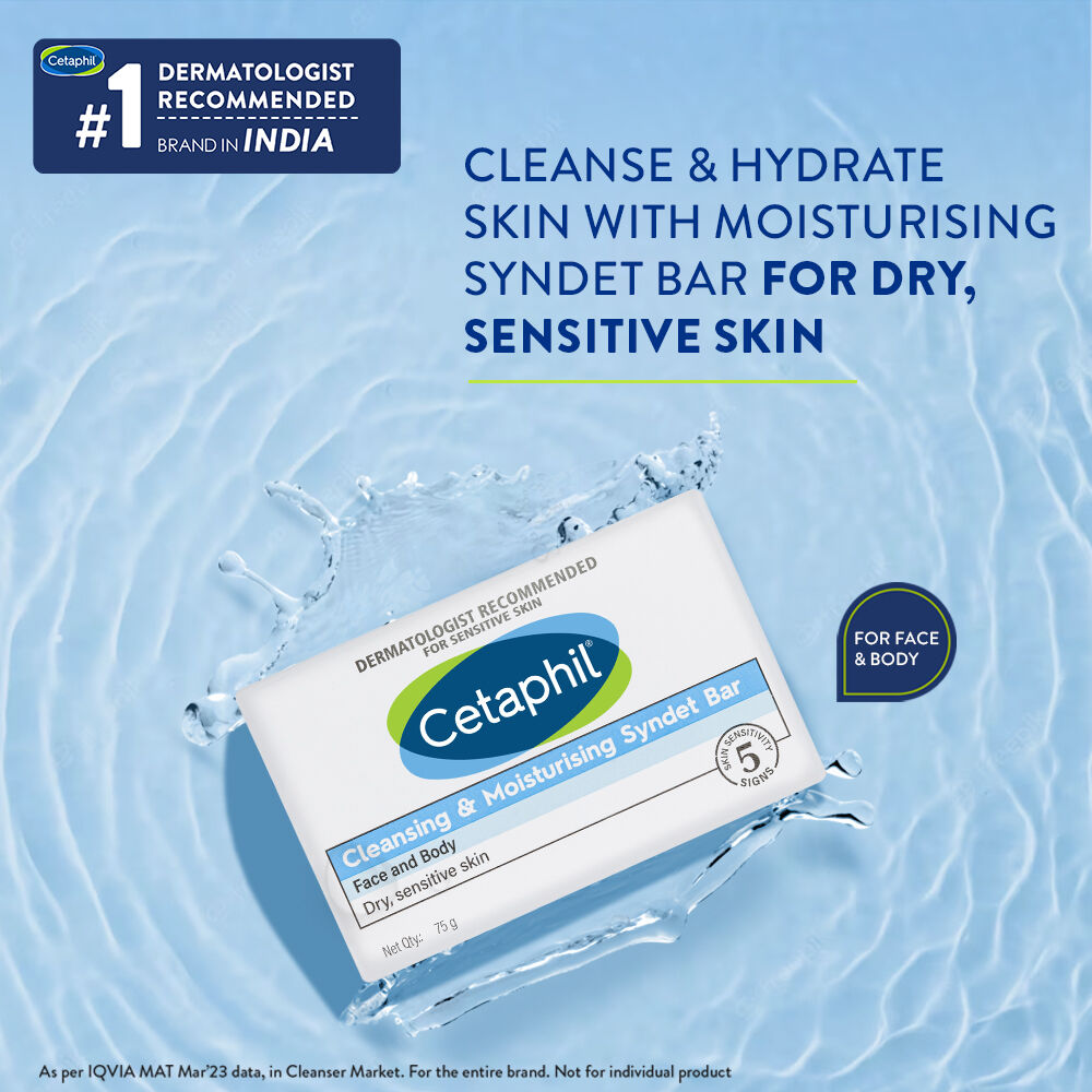 Cetaphil Cleansing & Moisturising Syndet Bar (with Shea Butter) - 75g – photo 4