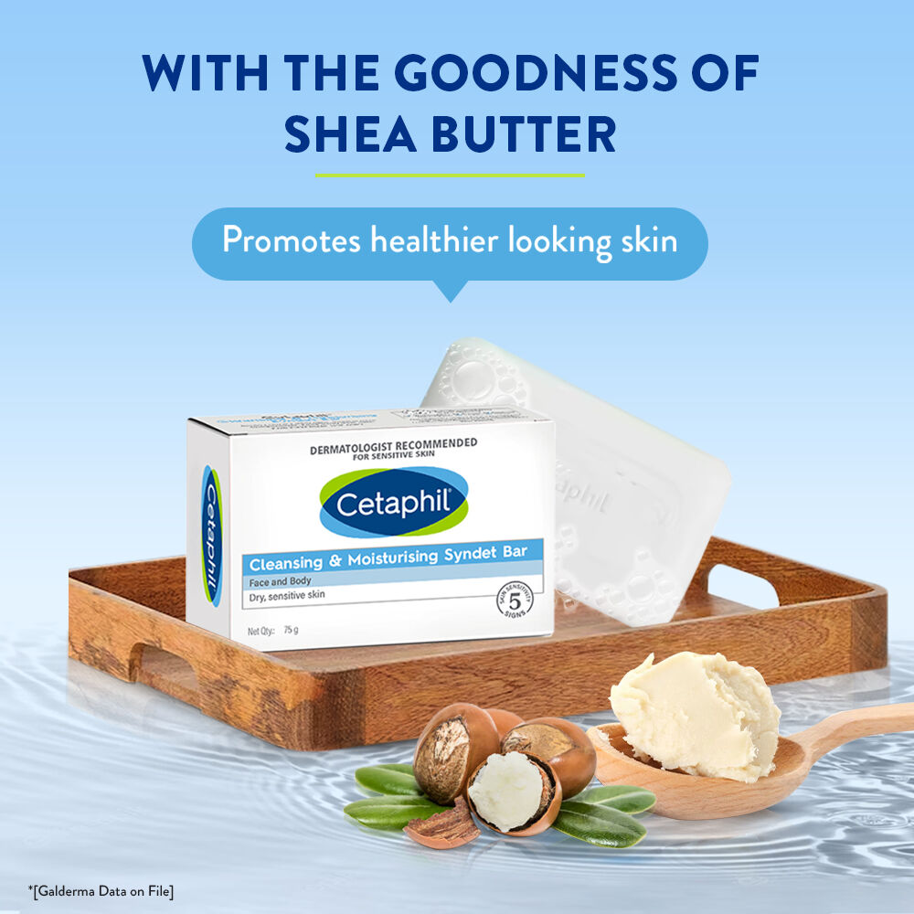 Cetaphil Cleansing & Moisturising Syndet Bar (with Shea Butter) - 75g – photo 5