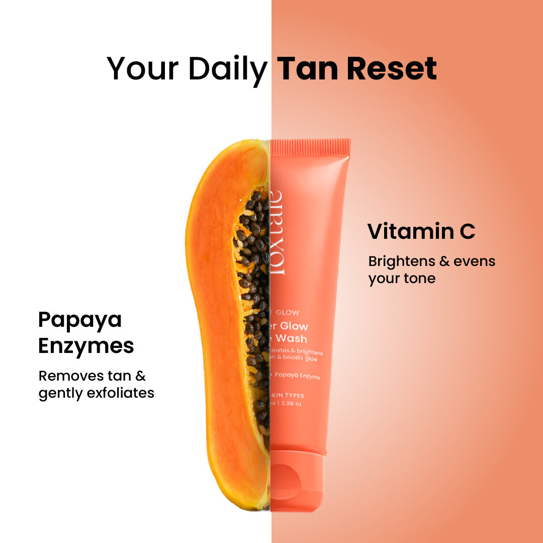Foxtale Super Glow De-Tan Face Wash with Vitamin C & Papaya Enzyme (100ml) – photo 6