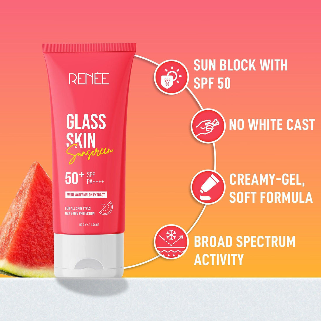 RENEE Glass Skin Sunscreen SPF 50+ (50 g) – image 3