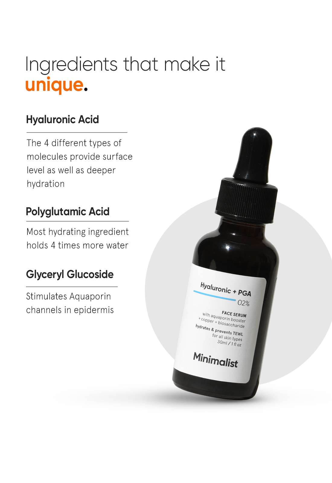 Minimalist Hyaluronic + PGA 2% Face Serum (30ml) – photo 5