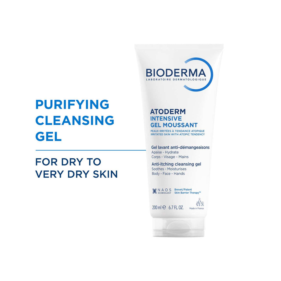 Bioderma Atoderm Intensive Gel Moussant (Anti-Itching Face & Body Cleanser) – photo 2