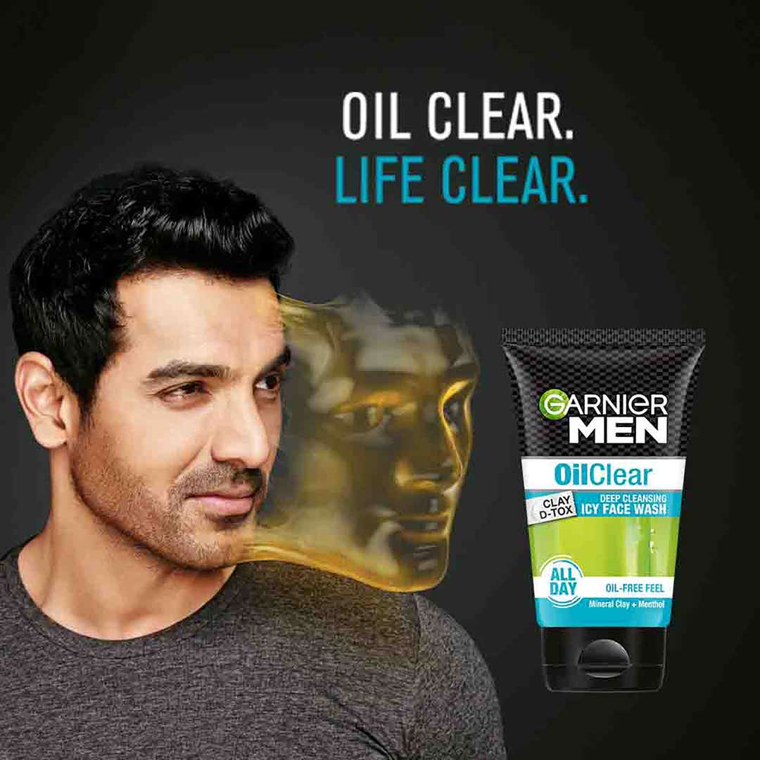 Garnier Men Oil Clear Clay D-Tox Deep Cleansing Icy Face Wash – photo 4