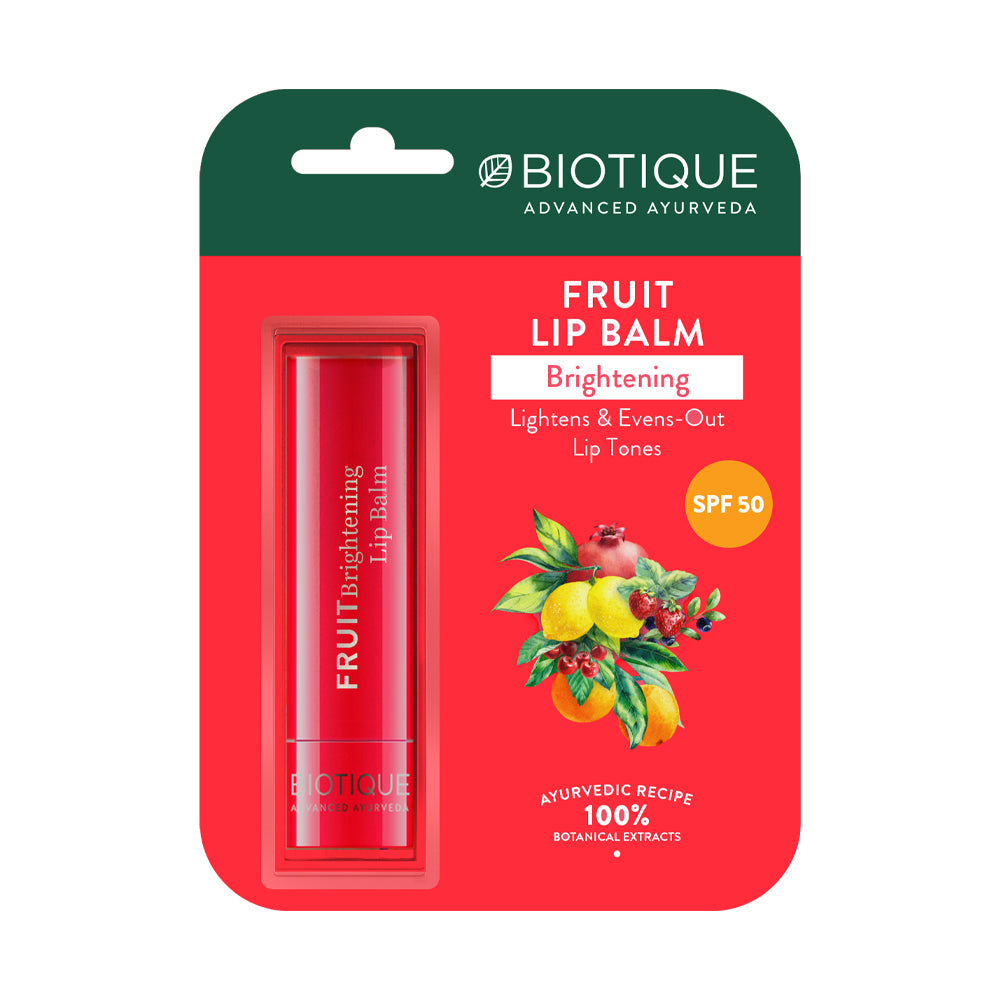 Biotique Bio Fruit Whitening Brightening Lip Balm (12g)