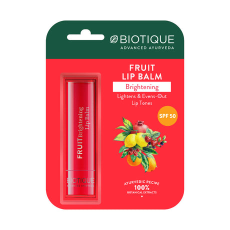 Biotique Bio Fruit Whitening Brightening Lip Balm (12g)
